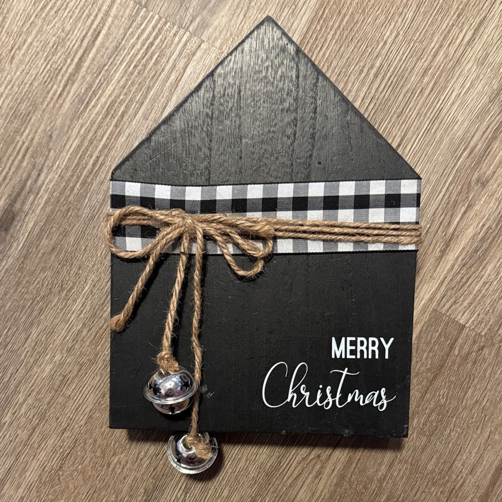 Black and White Christmas Decor with Bells